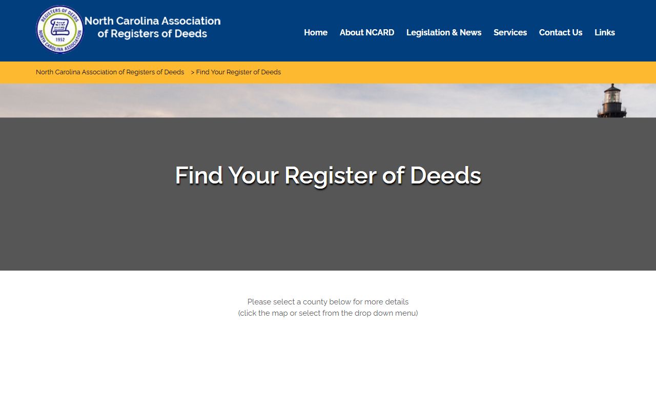 North Carolina county directory for locating Caswell County death records offices